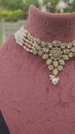 Crystal Bliss White Necklace Set
