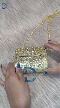 Aafreen Mirror clutch (Mini)