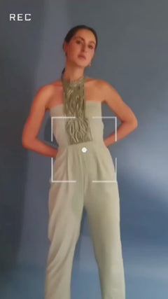 SAGE CUTWORK JUMPSUIT