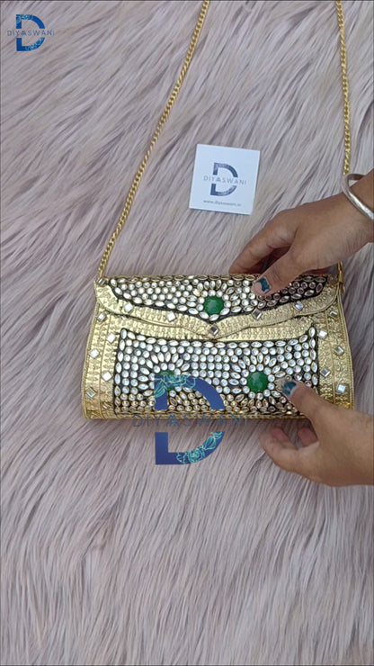 SELVIRA ornate clutch ( big)