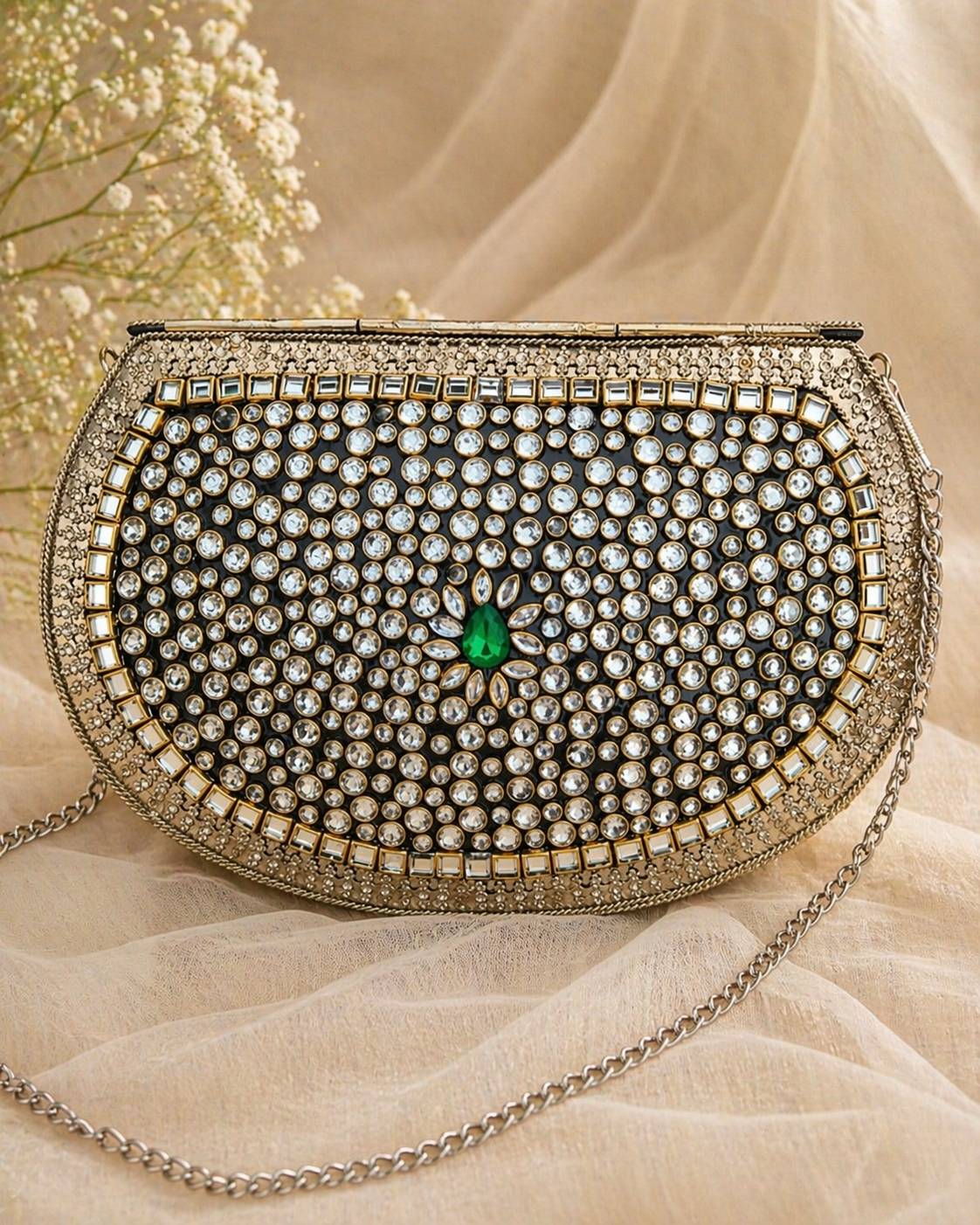 Aabha Kundan Clutch (big)