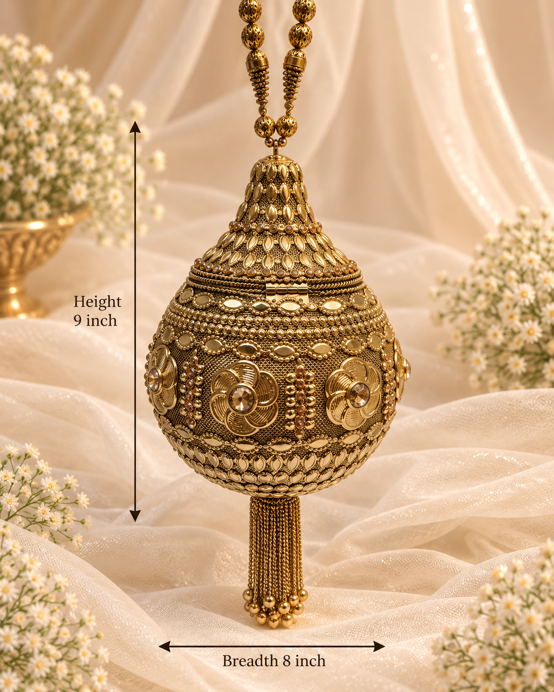 Golden Floral Potli [big]