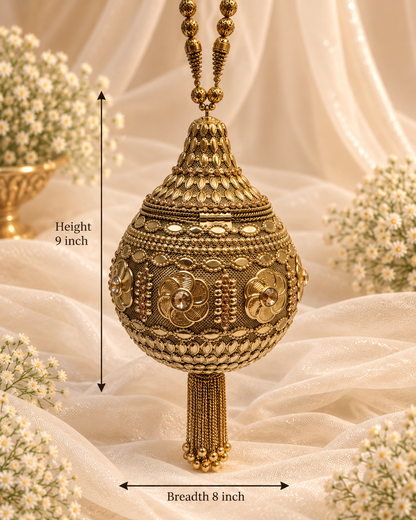 Golden Floral Potli [big]