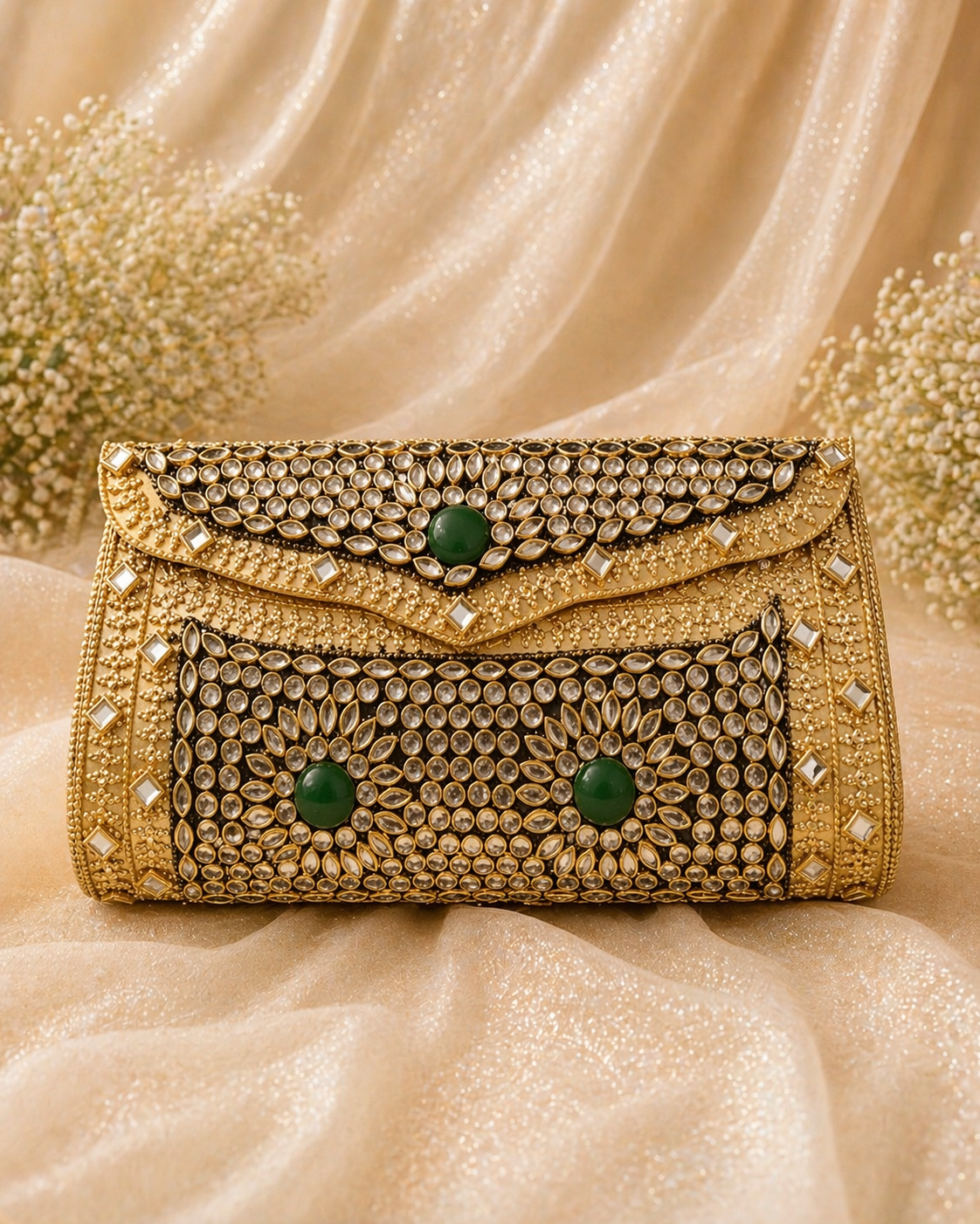 SELVIRA ornate clutch ( big)
