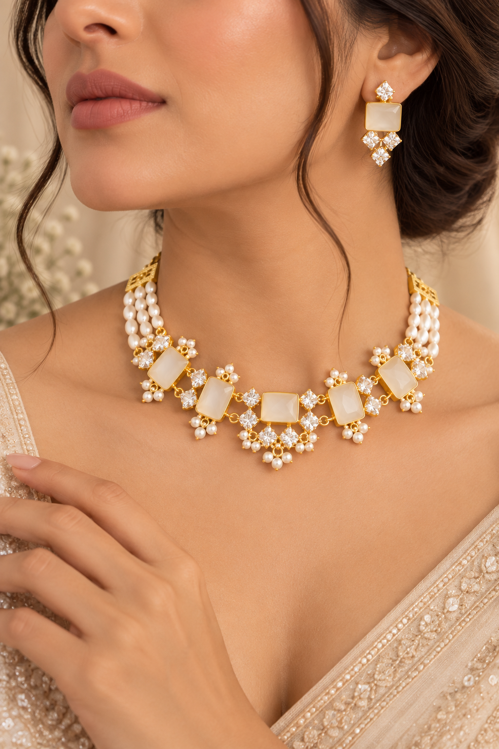 Frozen Firefly Choker Set