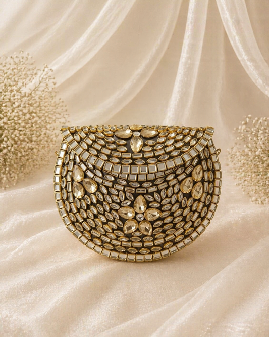 Kundan Statement Clutch (Medium)