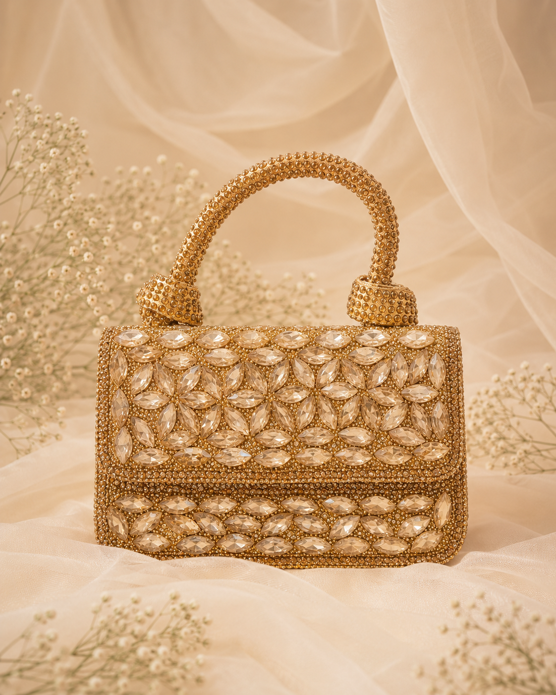 Golden Crystal Bloom (Medium)