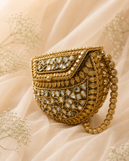 Meher Kundan Bridal Clutch [medium]
