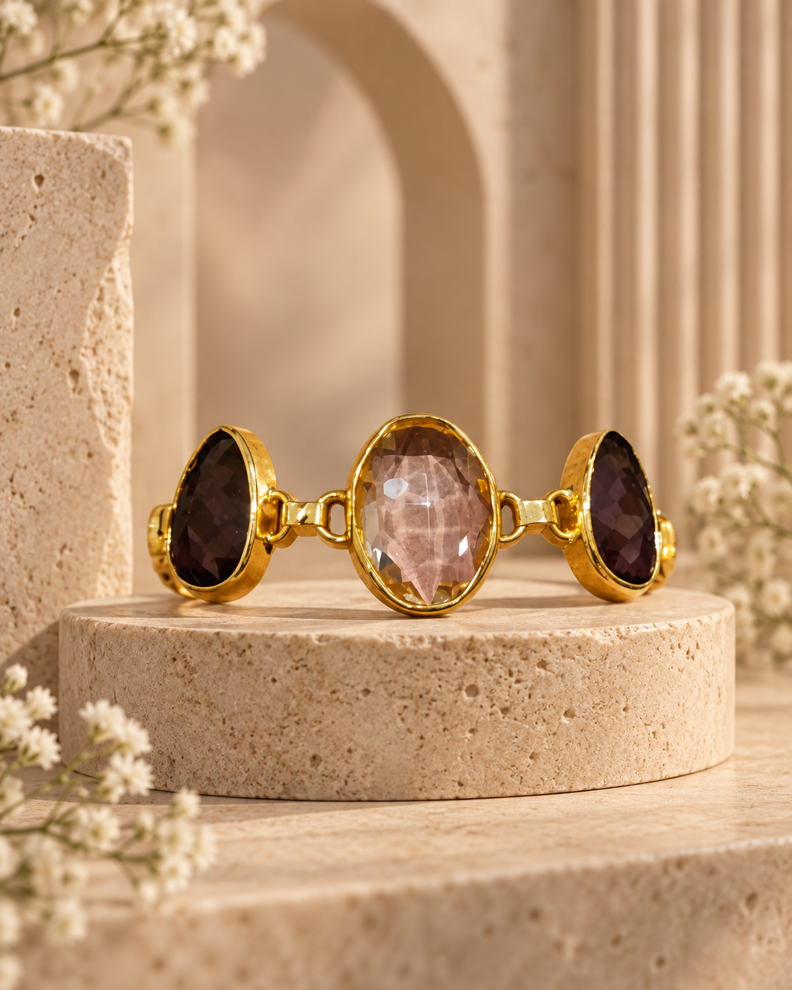 Wine & Frost Bracelet