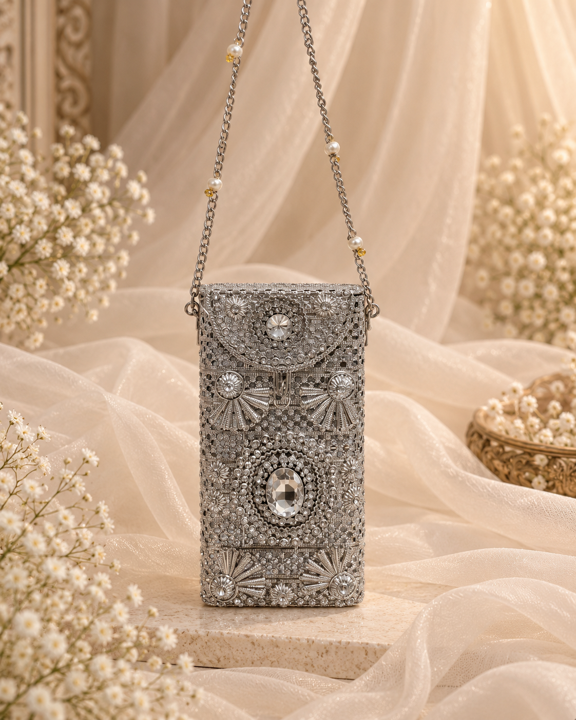 Regal Silver & Sapphire Bridal Combo