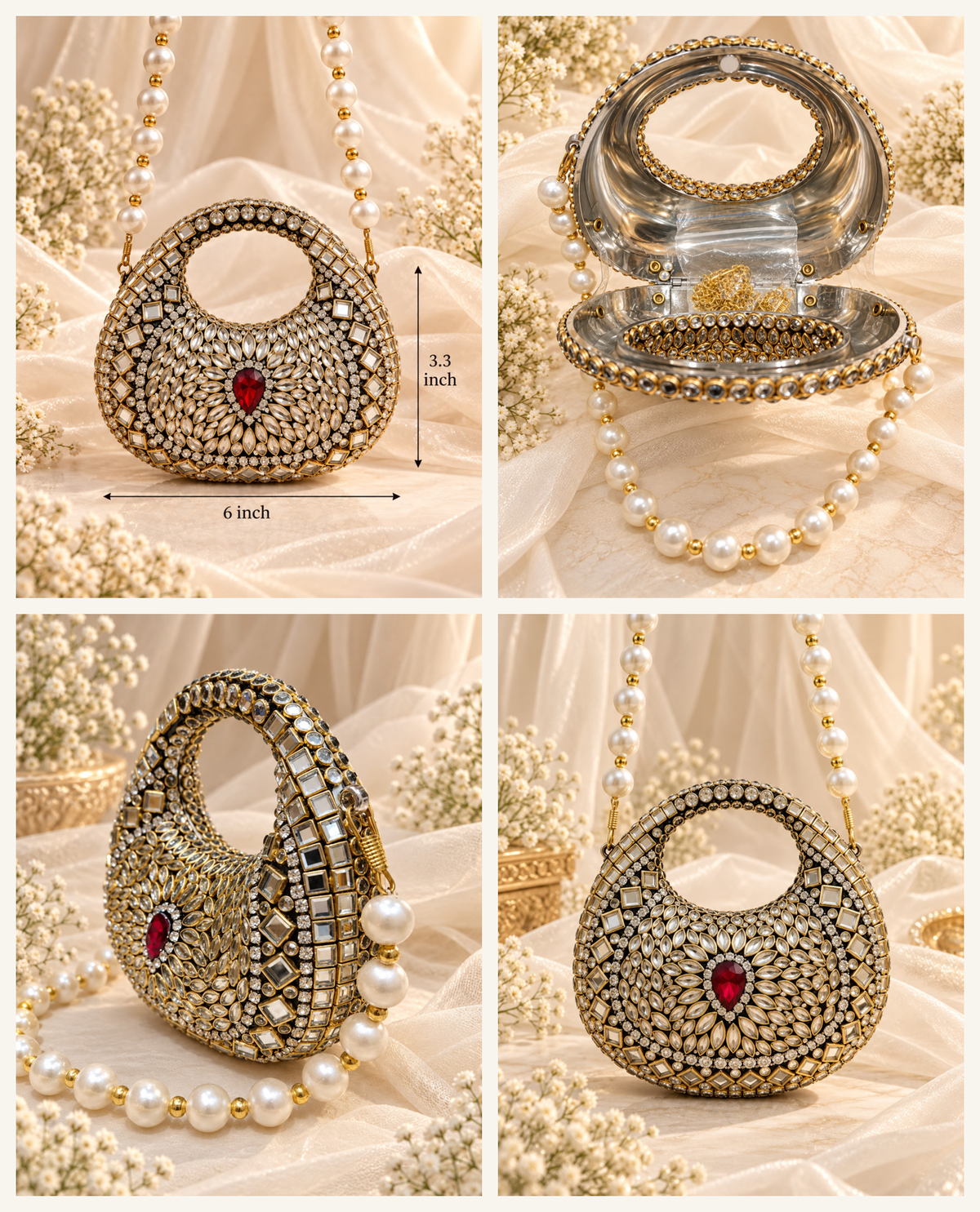 Nooré Royale Kundan Clutch [medium]