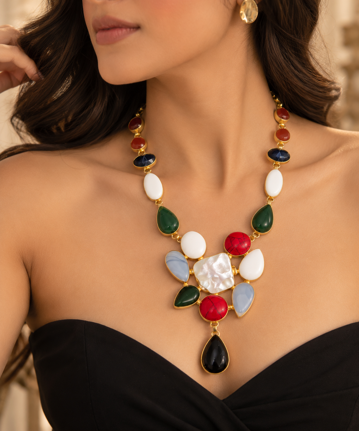 Nocturnal Mosaic Necklace