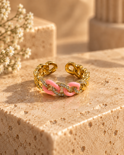 Rose Chain Cuff