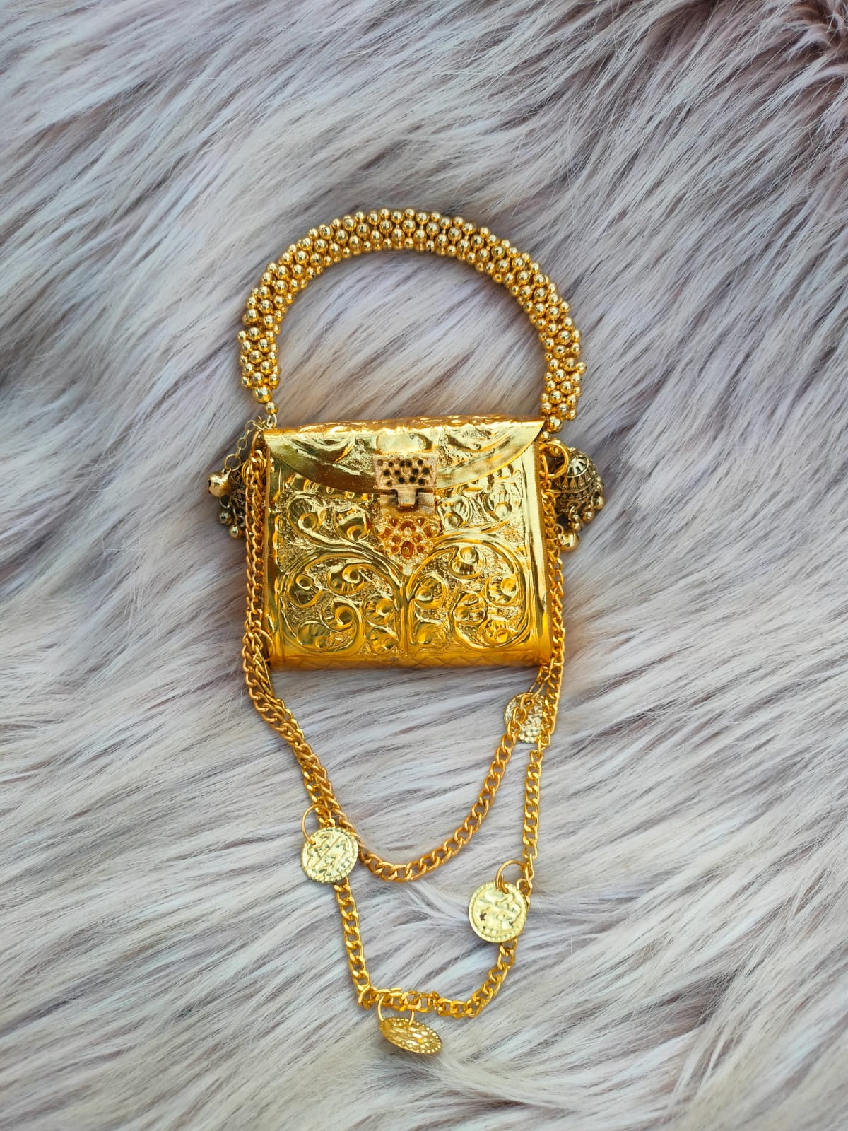 Mini Gold Clutch