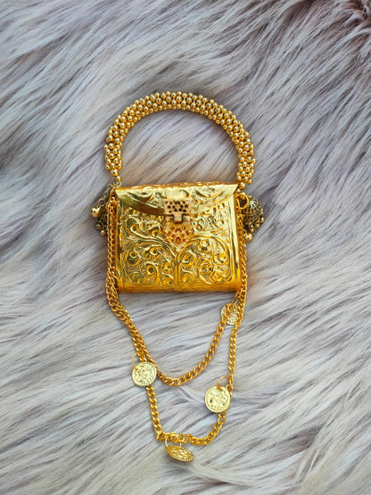 Mini Gold Clutch
