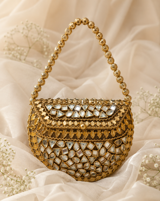 Meher Kundan Bridal Clutch [medium]