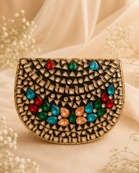 Midnight Mosaic Clutch (medium)