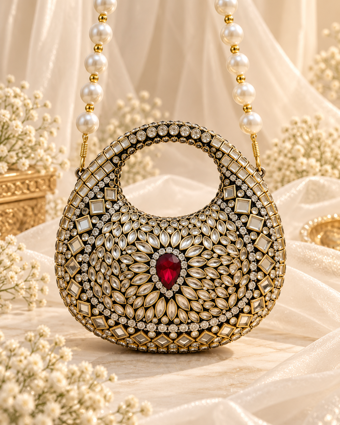 Nooré Royale Kundan Clutch [medium]