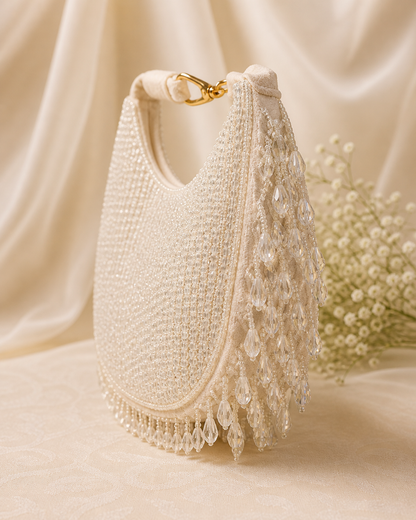 Pearl Beaded Clutch(big)
