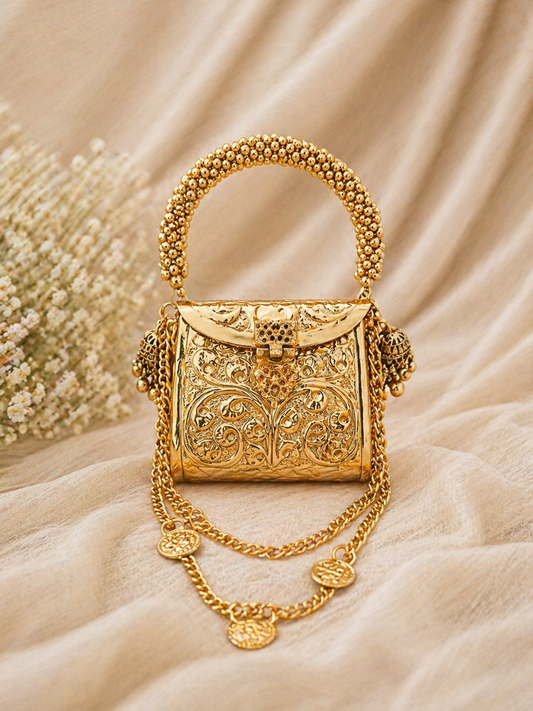 Mini Gold Clutch