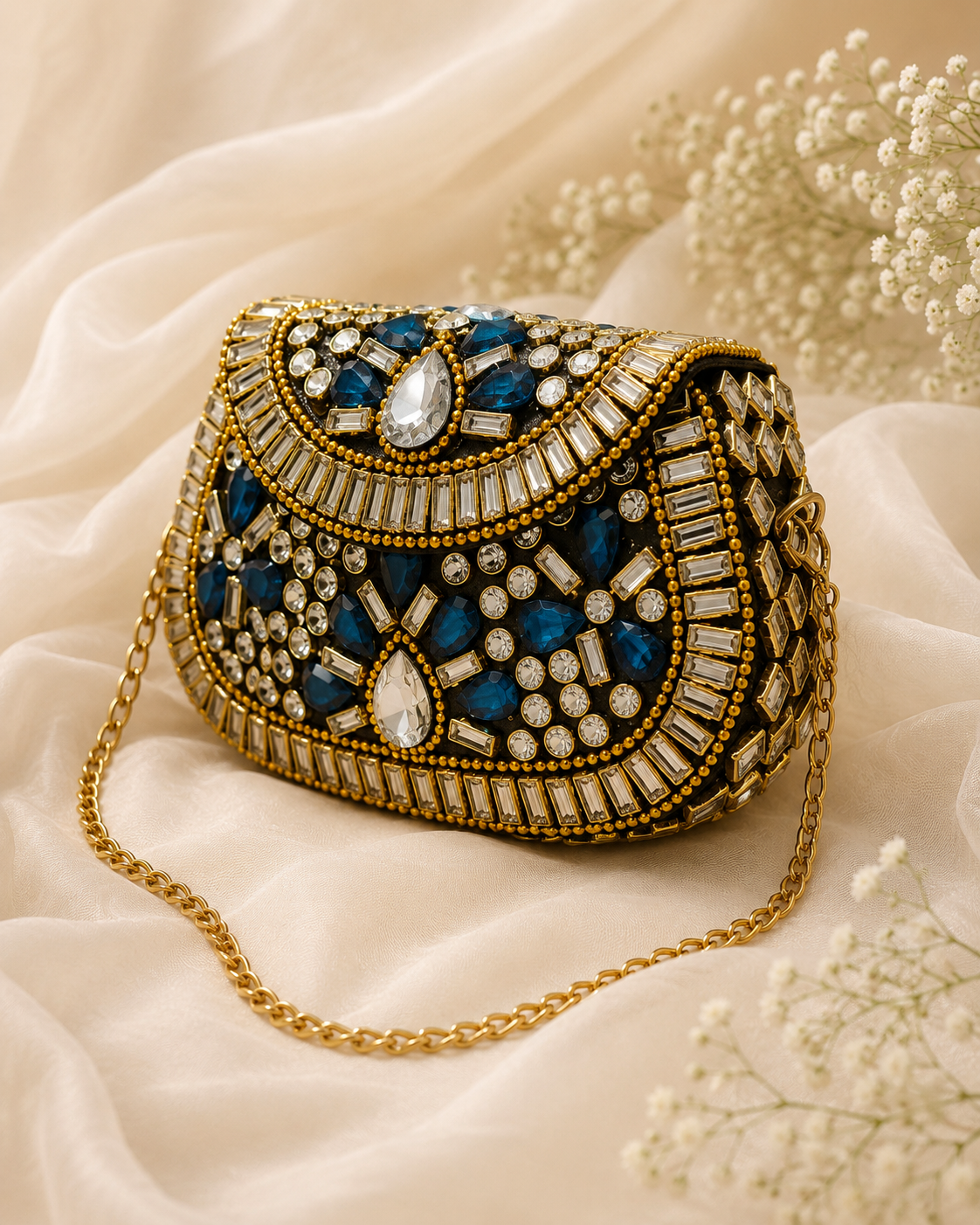 Meher Kundan Clutch (Mini)