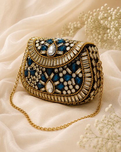 Meher Kundan Clutch (Mini)