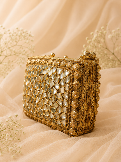 Noor Kundan Luxe Clutch [medium]