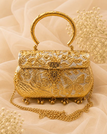 Floral Butterfly Clutch (Big)