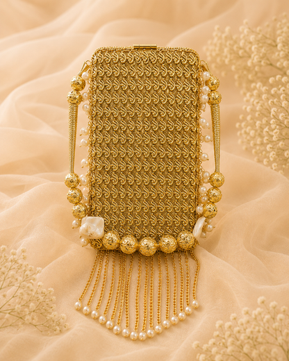 Golden Gleam mobile clutch