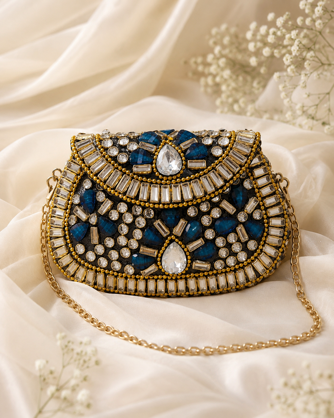 Meher Kundan Clutch (Mini)
