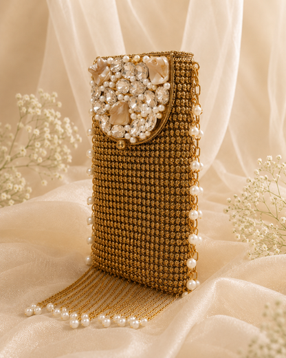 Antique Royale mobile clutch