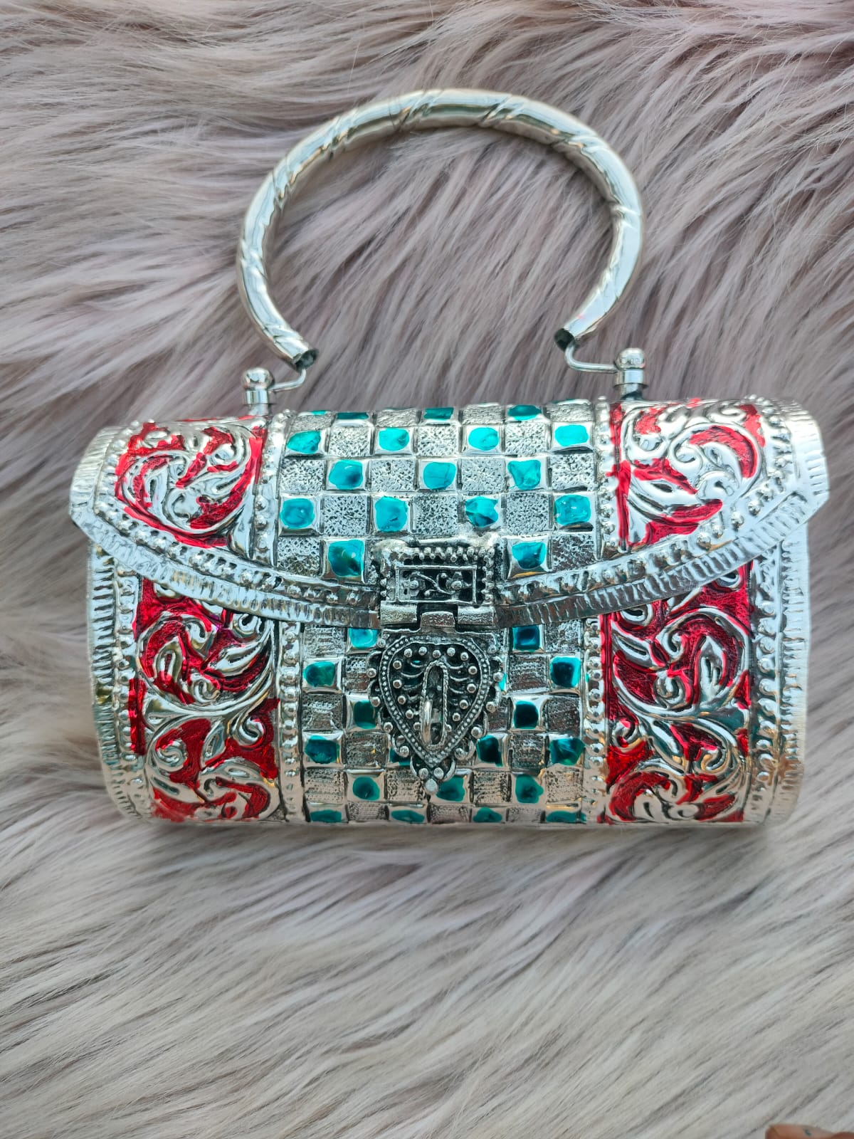 Multicolor Brass Clutch(miduam)