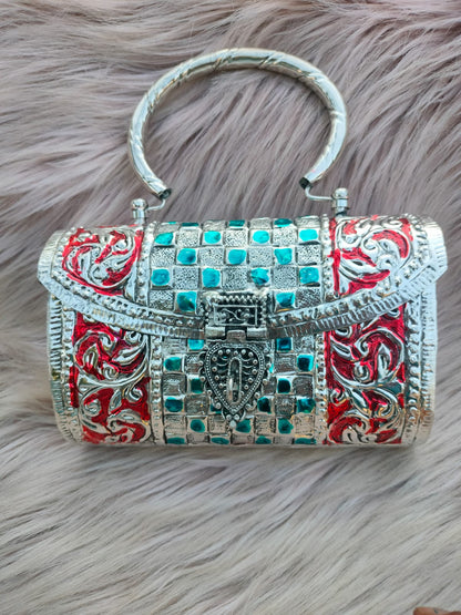 Multicolor Brass Clutch(miduam)