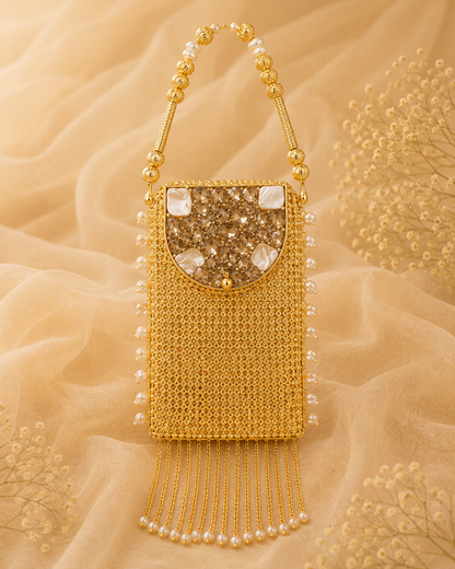 Golden Gleam mobile clutch