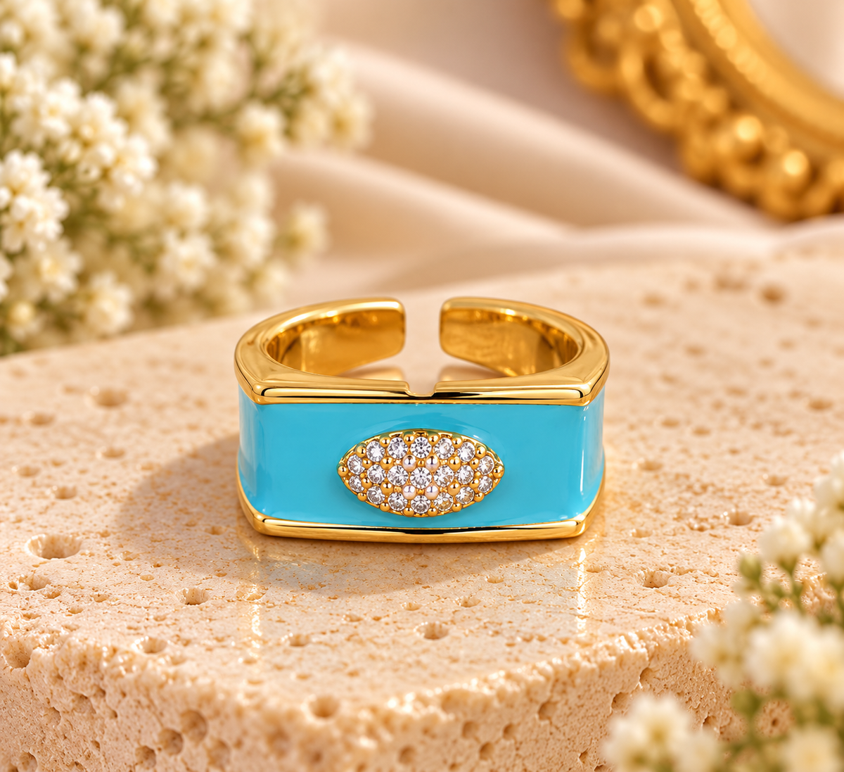 Turquoise Gold Ring
