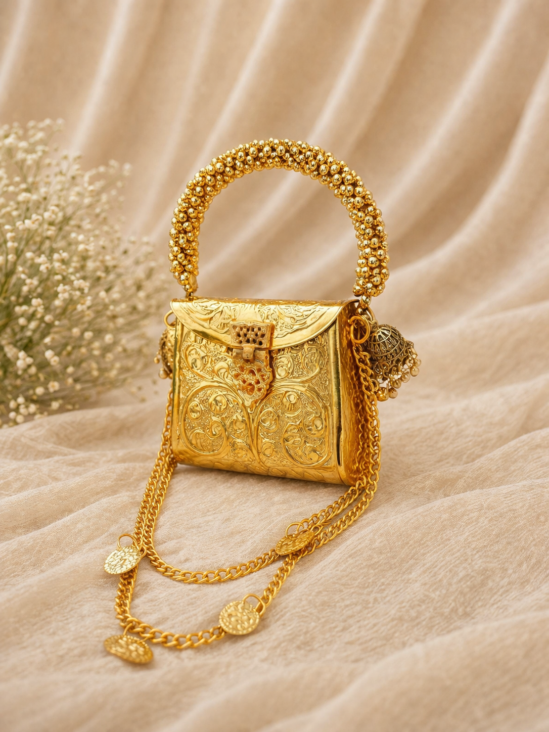 Mini Gold Clutch