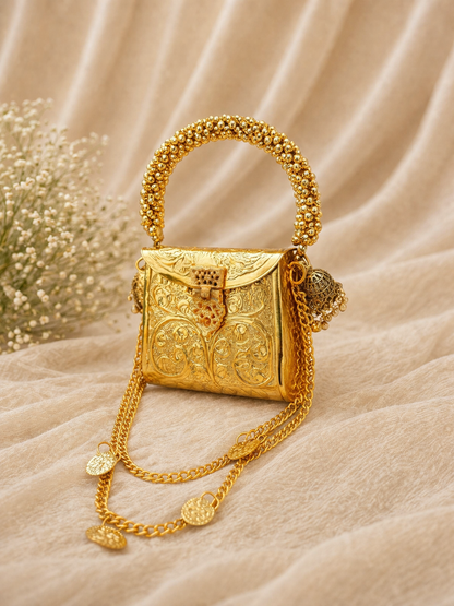 Mini Gold Clutch