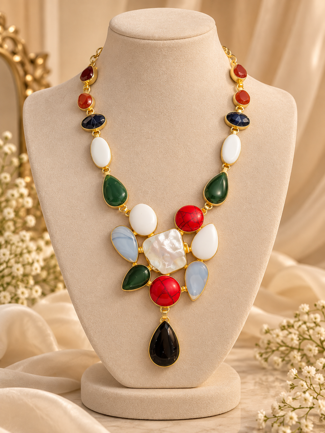 Nocturnal Mosaic Necklace
