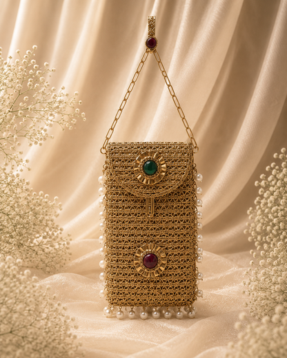 Antique Opulence mobile clutch