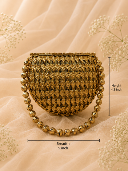Meher Kundan Bridal Clutch [medium]