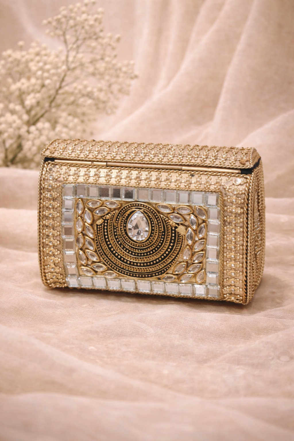 Aafreen Mirror clutch (Mini)