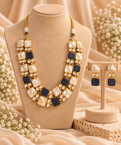 Midnight Pearl Luxe Necklace Set