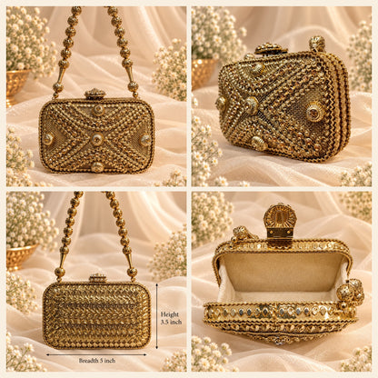 Sunehri Jaal Clutch[mini]