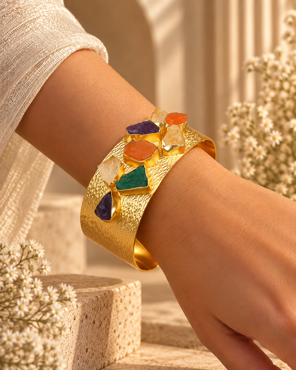 Stone Story Cuff