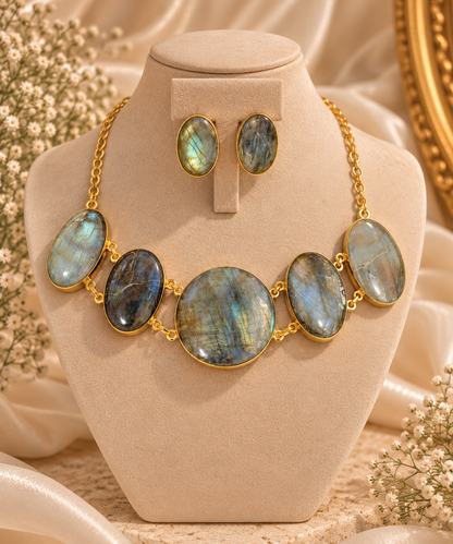 Labradorite Luxe Statement Necklace