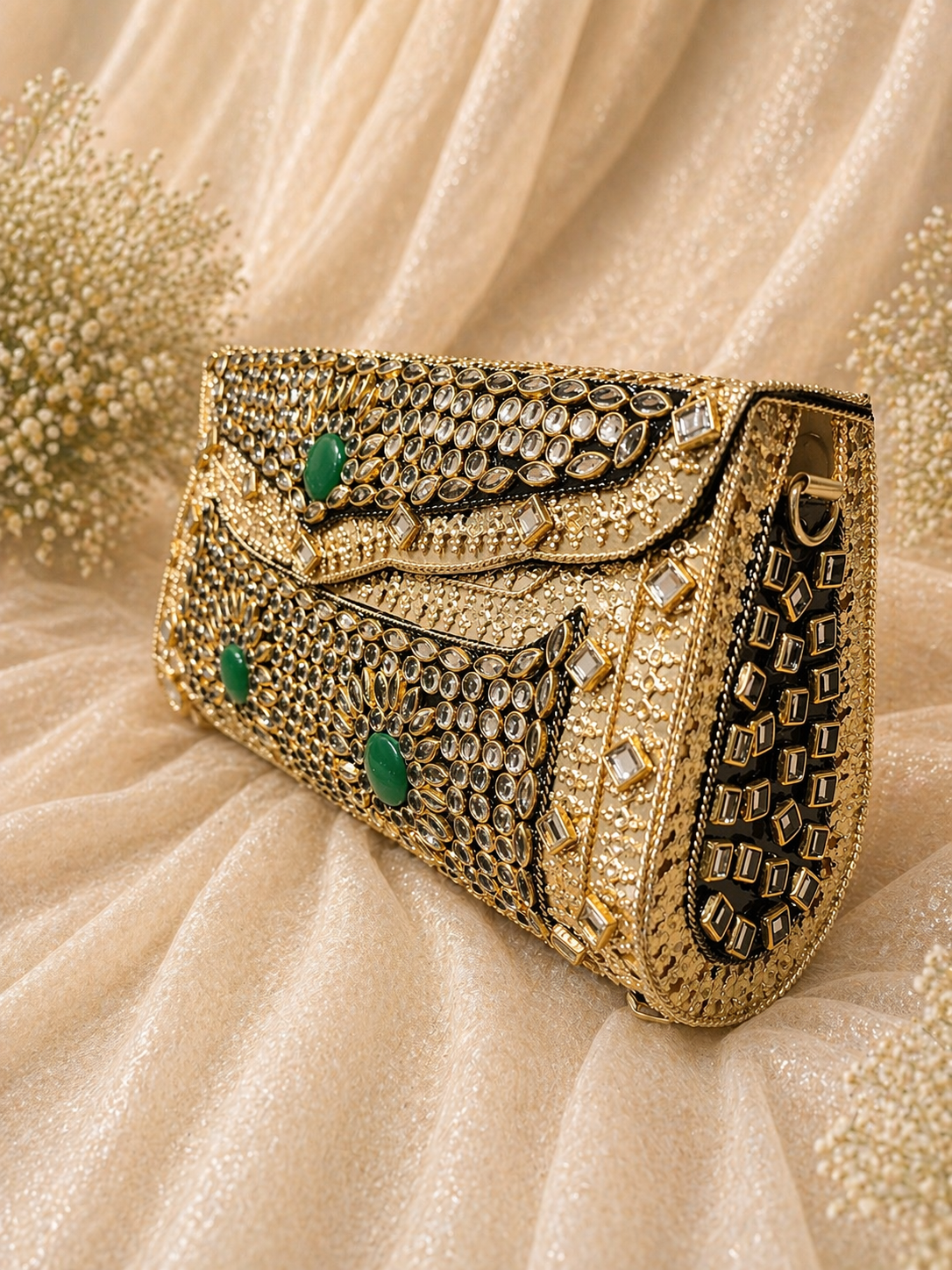 SELVIRA ornate clutch ( big)