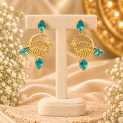 Peacock Moon Magic Earrings