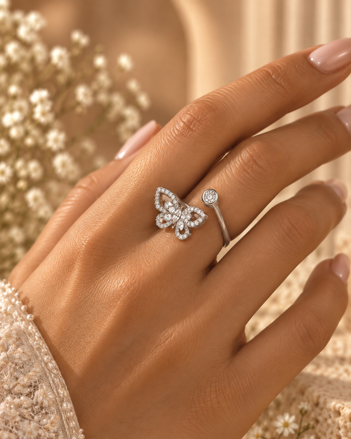 Butterfly Sparkle Ring
