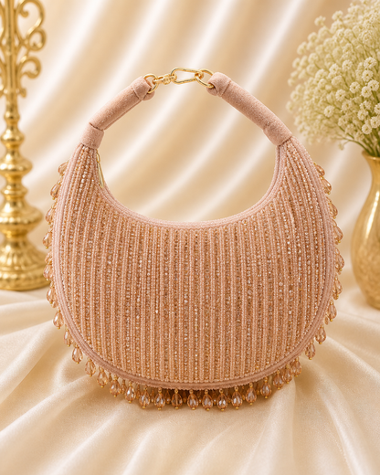 Blush Beaded Clutch(big)