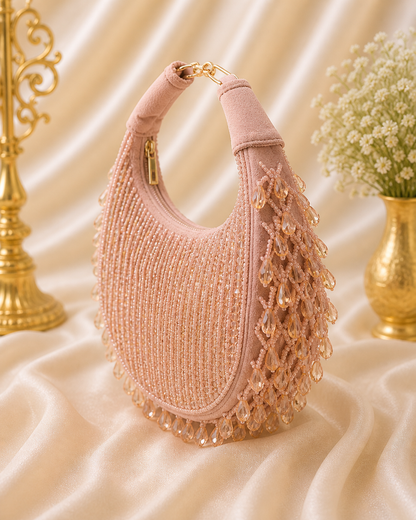 Blush Beaded Clutch(big)
